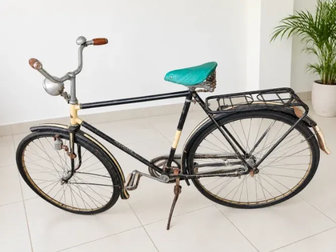 Bicicleta Antiga Husqvarna Sueca Anos 50 - Raridade de Coleção