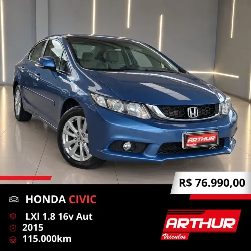 Honda Civic Sed. Lxl/ LXL SE 1.8 Flex 16V Aut. 2015