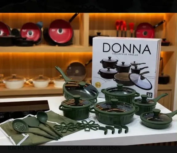 Jogo de panela DONNA 22 peças