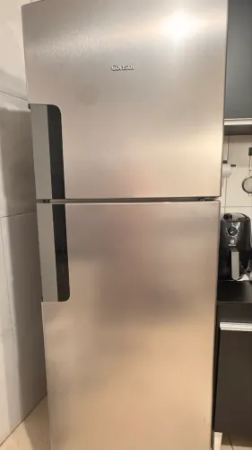 Geladeira inox 