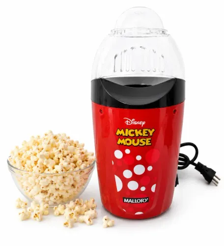 Pipoqueira Elétrica Mickey Mouse Mallory - Seminova com Caixa