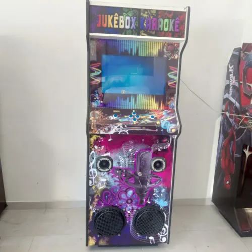 Máquina música jukebox e karaoke 22 polegadas