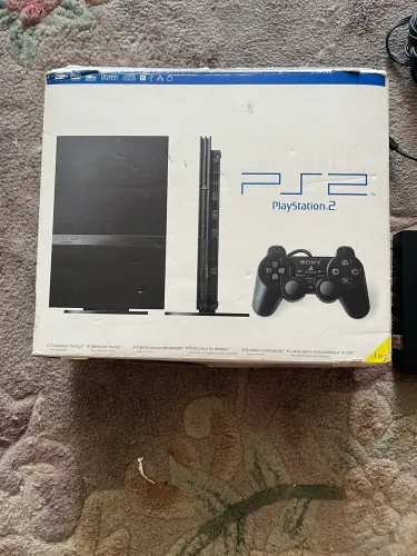 PS2 Completo com caixa (COM DEFEITO)