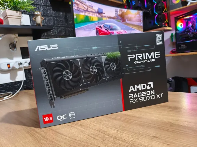 Placa de vídeo RX 9070 XT Asus Prime (Nova - Lacrada)
