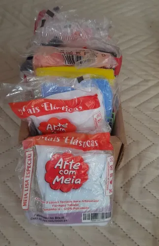 Meias de seda para laços RN, elástico e acessórios para amarração 