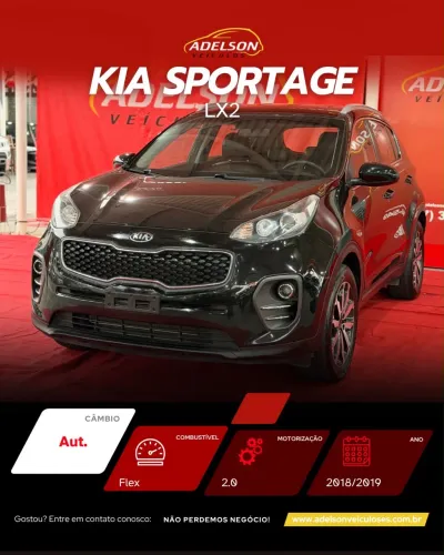 Kia Motors Sportage LX 2.0 16v/ 2.0 16V Flex Aut. 2019