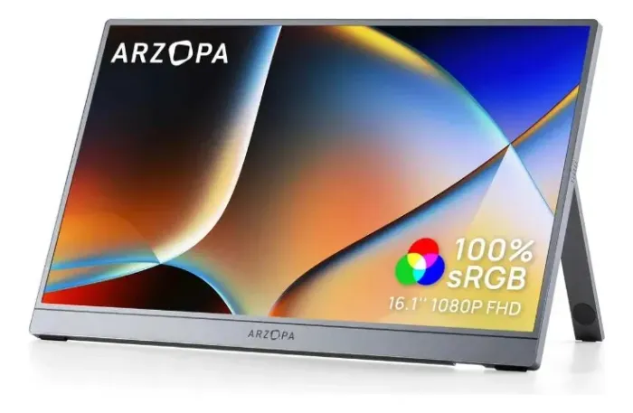 Monitor Portátil Z1c 16.1 100% Srgb Fhd Ips Usb-c Hdmi Cinza
