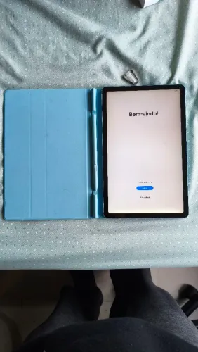 Tab s6 lite 64gb + capa + caneta (com pontas de reposição) + carregador tudo original