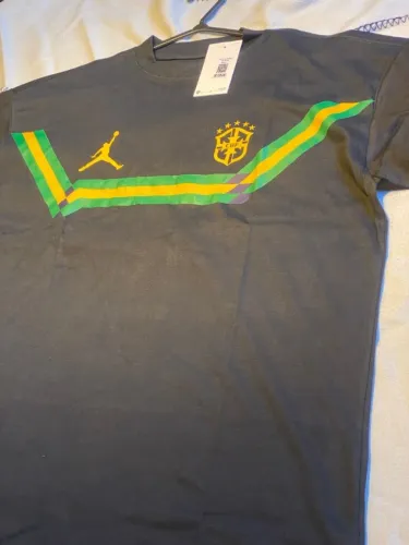 camiseta jordan brasil preta g
