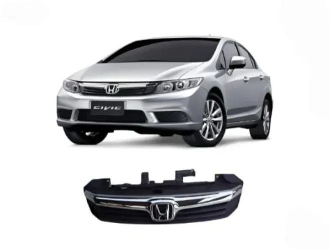 Grade Civic 2012 2013 2014 completa (com friso cromado)