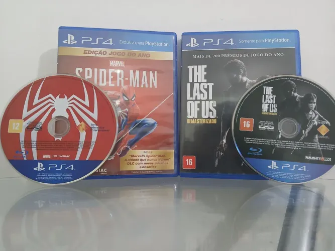 JOGOS DE PS4 SPIDER MAN THE LAST OF US