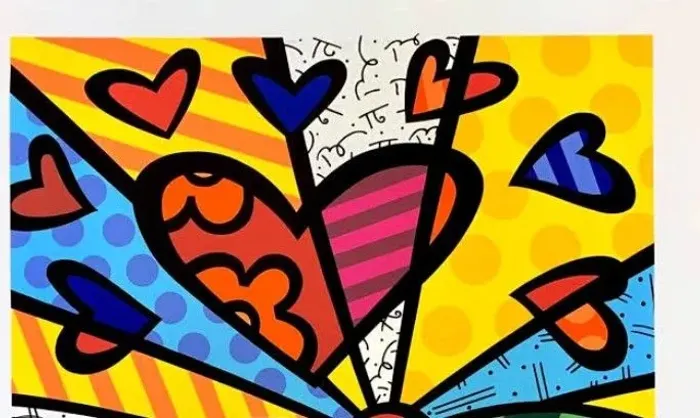 Romero Brito (A New day) quadro decorativo 120x60 horizontal.