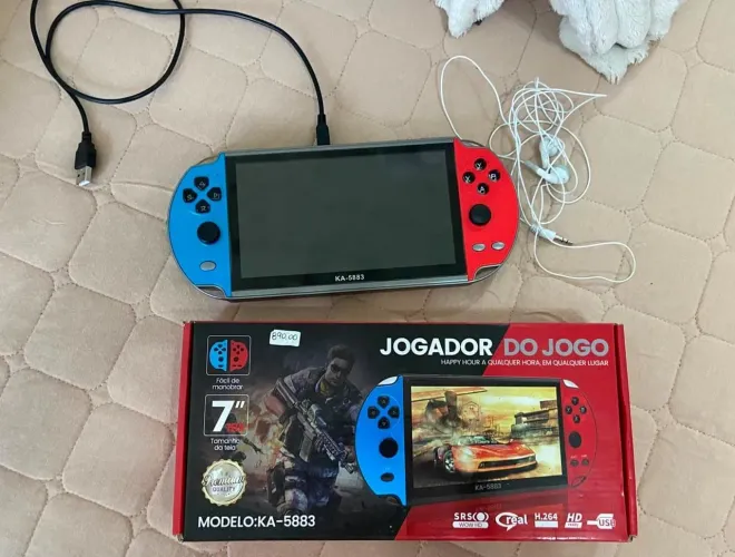 console portátil de videogame retrô