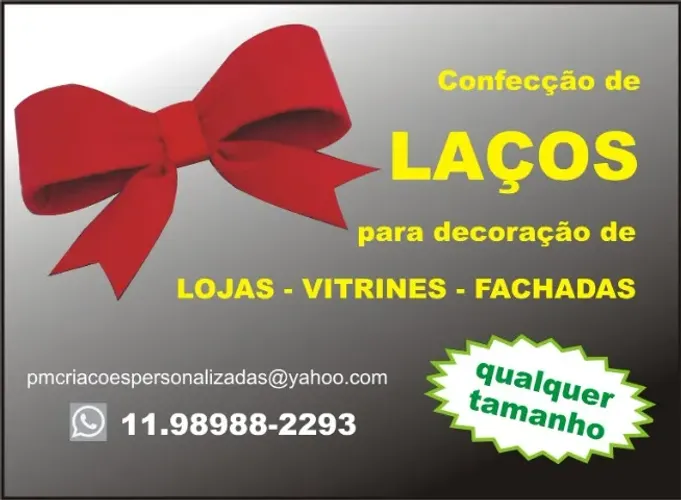 Laços Gigantes pra Decoração de Carros e Motos