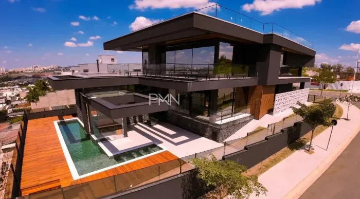 Sobrado à venda e para alugar no Residencial Mont Blanc, com 5 suítes, com 615 m², em Camp