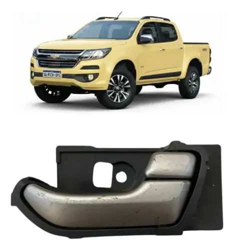 Maçaneta Interna Porta Cinza Chevrolet S10 13/22 Direita