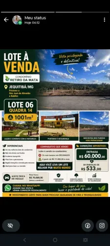 Vendo lote próximo a serra do cipó 