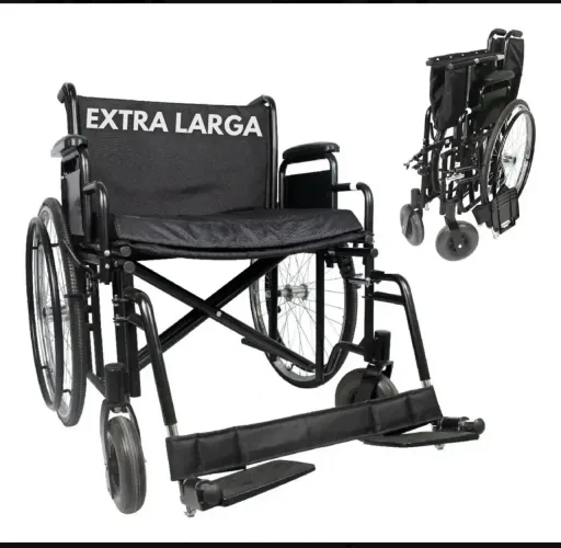 Cadeira de rodas Dellamed D500 Extra Larga, Até 180kg