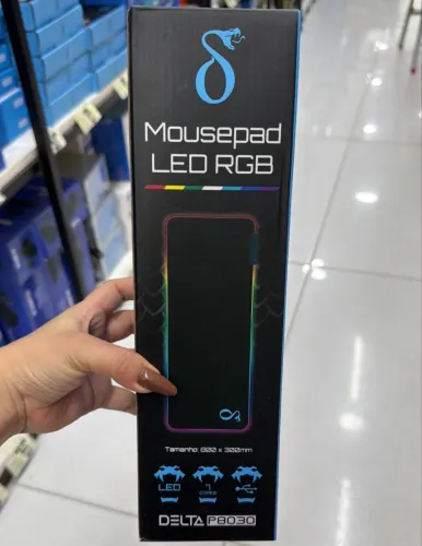 Mousepad RGB - Novo + Entrega Rápida