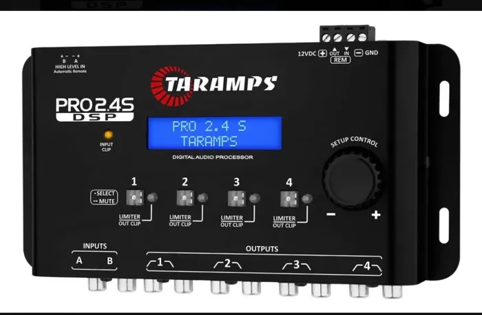 Processador de Áudio Digital Taramps Pro 2.4S 