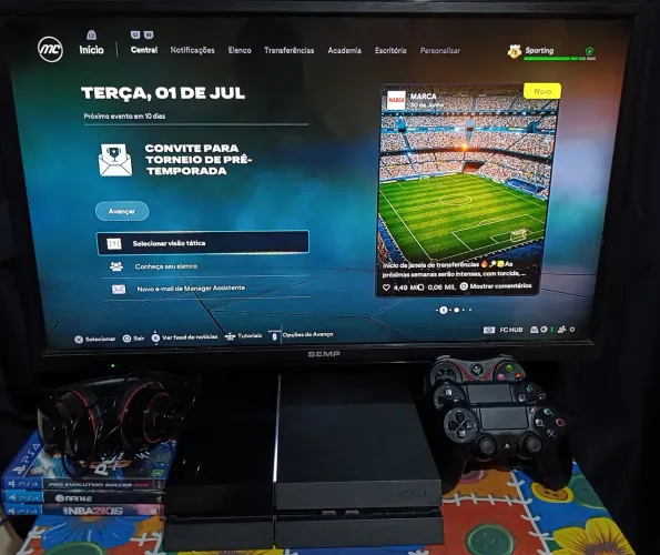 Playstation 4 + TV Semp