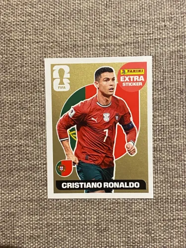 EXTRA STICKER OURO CR7
