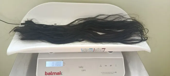 Cabelo humano ondulado
