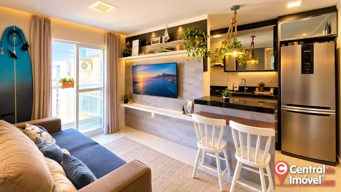APARTAMENTO 2 DORMITÓRIOS NO EDIFÍCIO SUNSET - PRAIA BRAVA, ITAJAÍ
