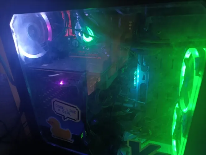 Kit Ryzen 5 1600af + 16gb ram 2666hz + Placa mãe A320M +fonte 500w + water cooler