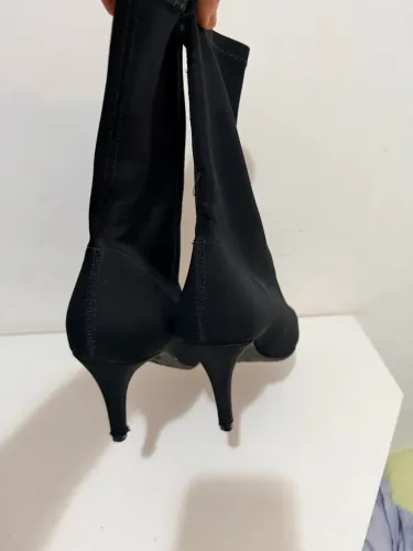 Bota tecido preta 35