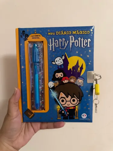 Diário Harry Potter com caneta mágica