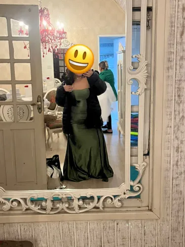 Vestido verde oliva