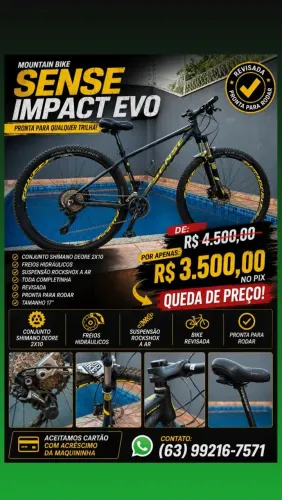 Bike sense impact aro 29 tamanho 17