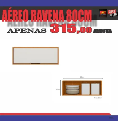 AEREO RAVENA 80CM R