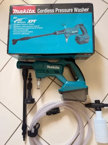 Lava Jato Portátil Alta Pressão Bateria 18v Makita Dhw180