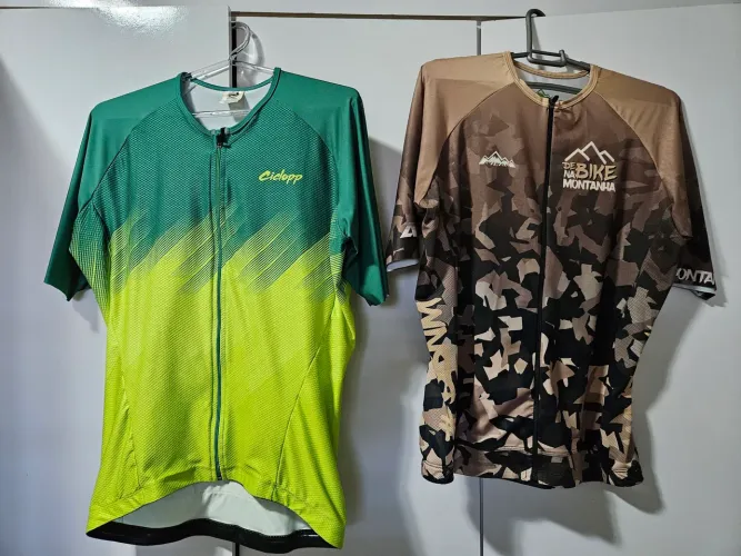 2 Jersey de Ciclismo MTB Tamanho G