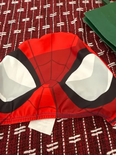 Toca de natação infantil  homem aranha 