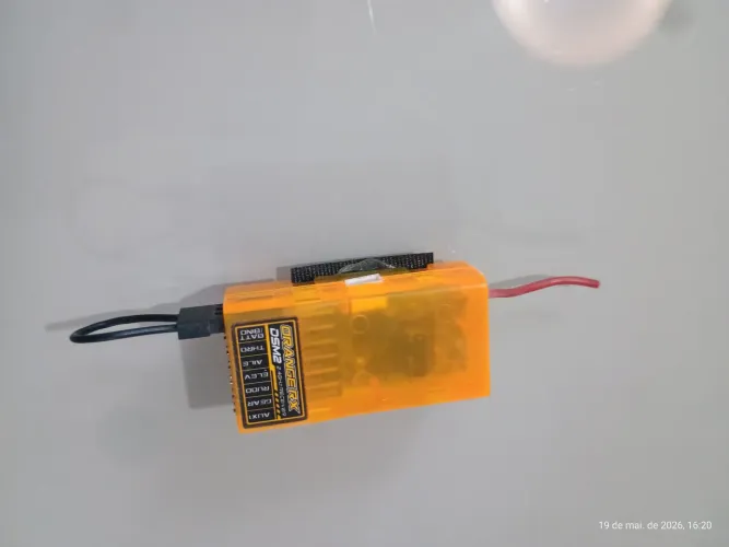Receptor Orange para Rádios Spektrum dsmx/dsm2 ou Rádios multiprotocolos 