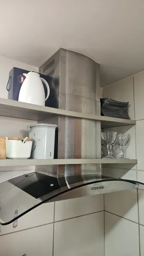 Coifa de Parede Cadence Vidro Curvo Inox 220v