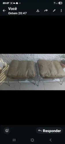 Jogo de cadeira de luxo