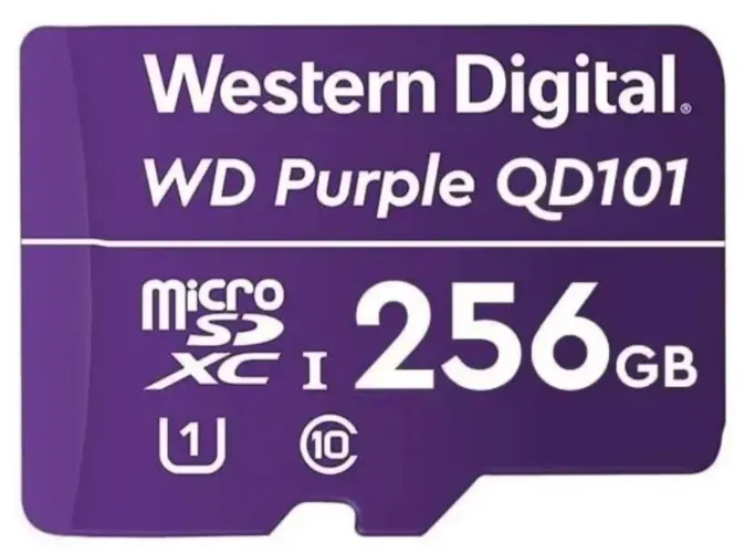 Cartão de memória microSD 256GB WD PURPLE