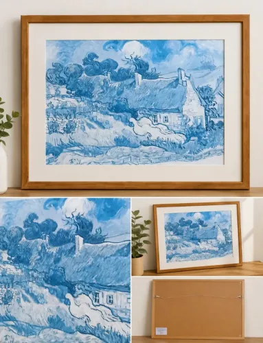 Quadro Decorativo - Paisagem Azul