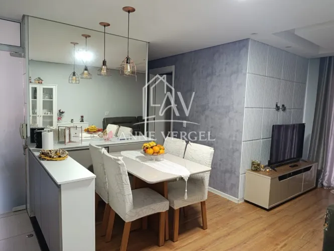 Apartamento 3 dormitórios à venda em Alphaville 60m2 com 1 vaga de carro à 3 min de estaçõ