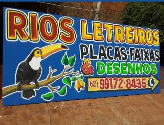 Faixas, placas e letreiros fazemos desenhos e Letras em escola e CMEI 