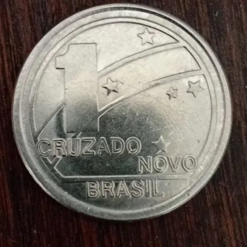Moeda antiga 1 cruzado novo