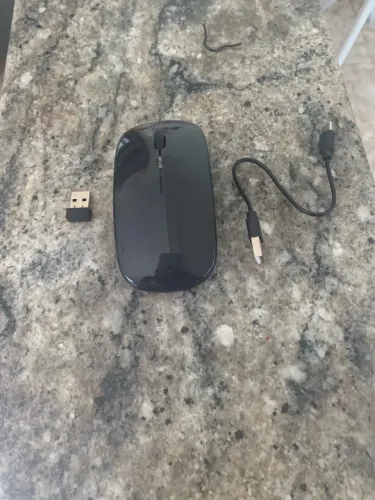 Mouse Sem Fio Silencioso RGB