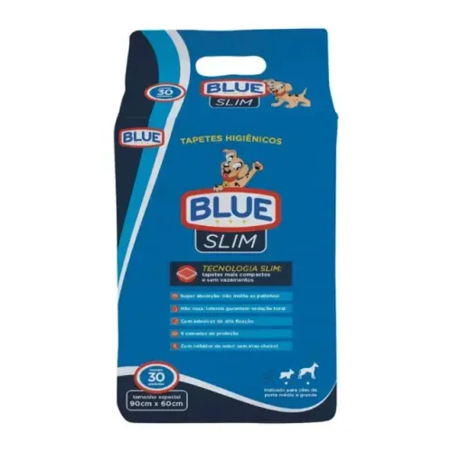 ´Tapete Higiênico Blue Slim
