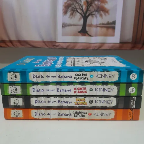 Livros: Diário de um Banana - BOX 4 LIVROS CAPA DURA
