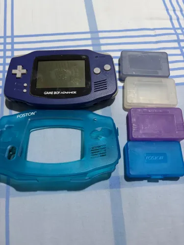Gameboy advanced azul uma relíquia