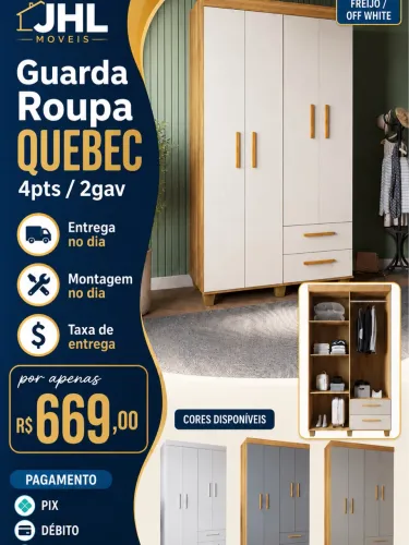 Guarda roupa Quebec